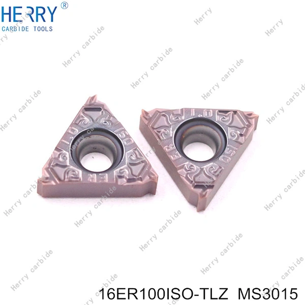 insertos de roscado de carburo cnc mmt16er100iso-s para torneado