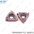 metal 3.0 torna tezgahı için dişli karbür uçlar mmt16ir300iso-s  