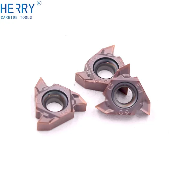 torna tezgahı için kaliteli uçlar mmt16erg60-s karbür diş açma uçları