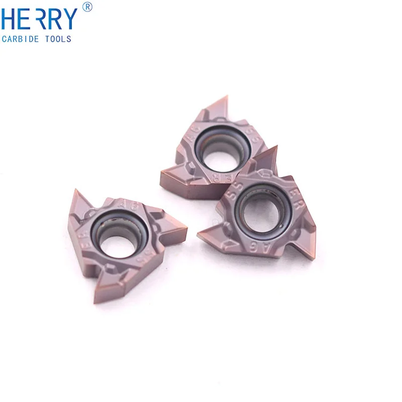 hoja roscada mmt16erag55-s insertos de carburo para placas de corte de metal