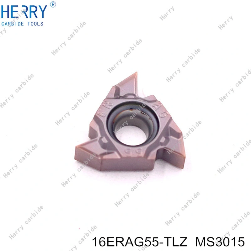 hoja roscada mmt16erag55-s insertos de carburo para placas de corte de metal