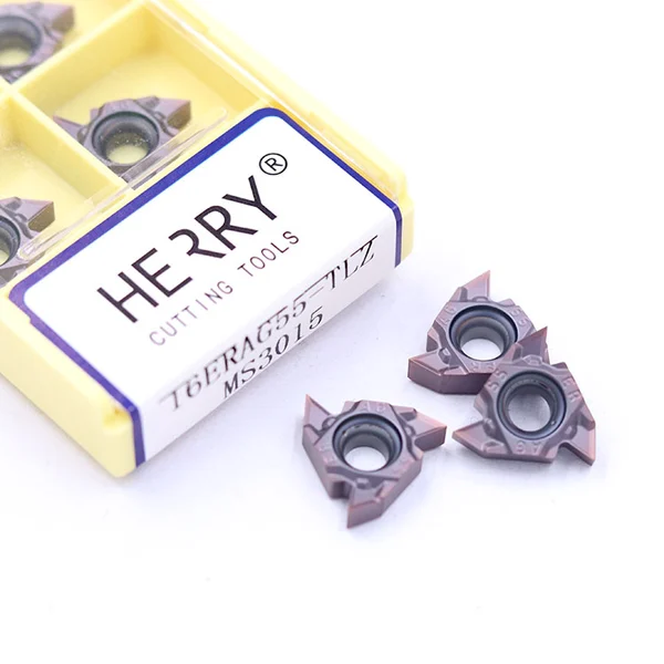 hoja roscada mmt16erag55-s insertos de carburo para placas de corte de metal