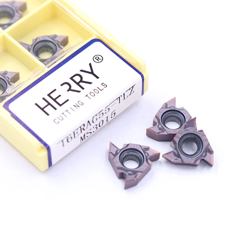 hoja roscada mmt16erag55-s insertos de carburo para placas de corte de metal