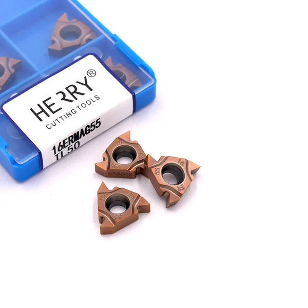 16ermag55 insertos de rosqueamento de metal duro para ferramentas de rosqueamento