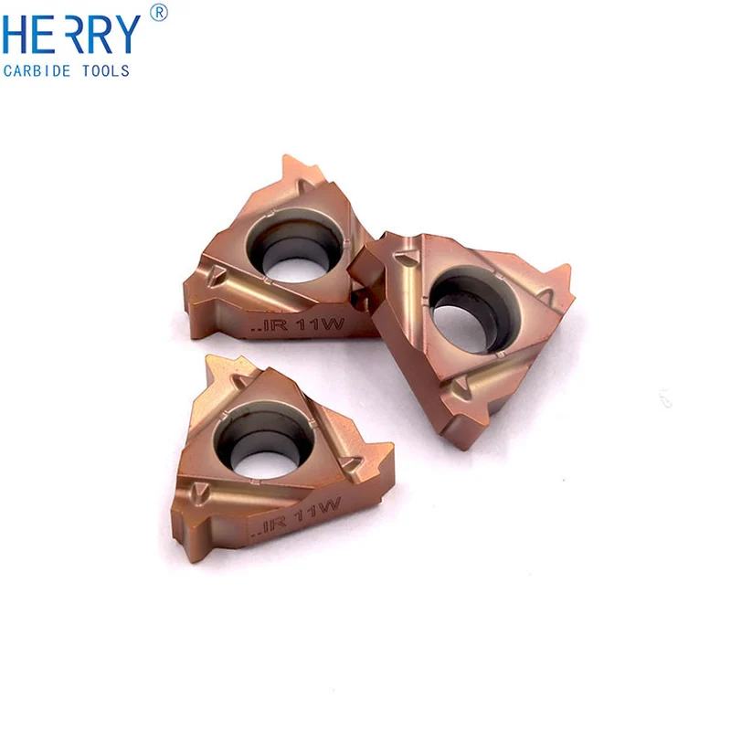 16irm11w tungsten karbür uç 16er değiştirilebilir cnc diş açma uçları