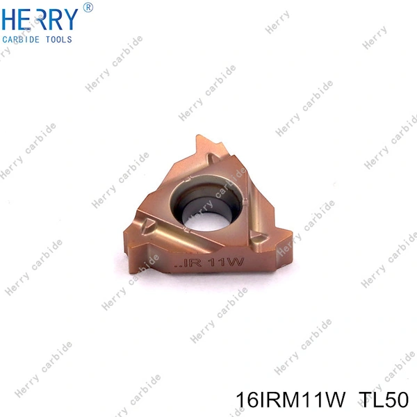Inserto de carburo de tungsteno 16irm11w Insertos de roscado cnc indexables 16er