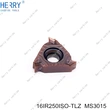 otantik dişli bıçak mmt16ir250iso-s karbür uçlar cnc aracı  