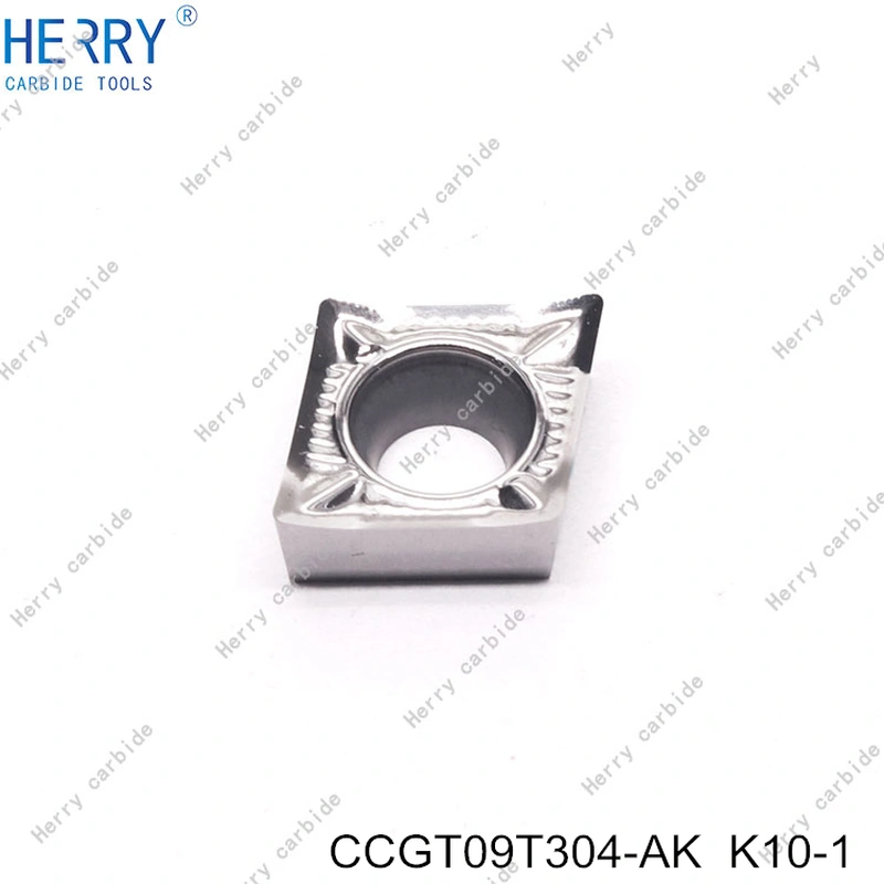 cnc kesici uç kullanarak yüksek cilalı ccgt09t304-ak alüminyum  