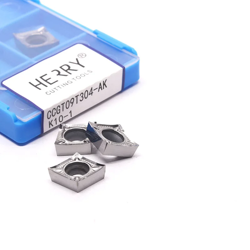 cnc kesici uç kullanarak yüksek cilalı ccgt09t304-ak alüminyum  