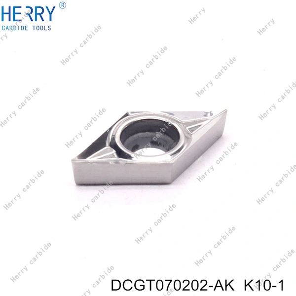 takım kesme tornalama için alüminyum uç dcgt070202-ak