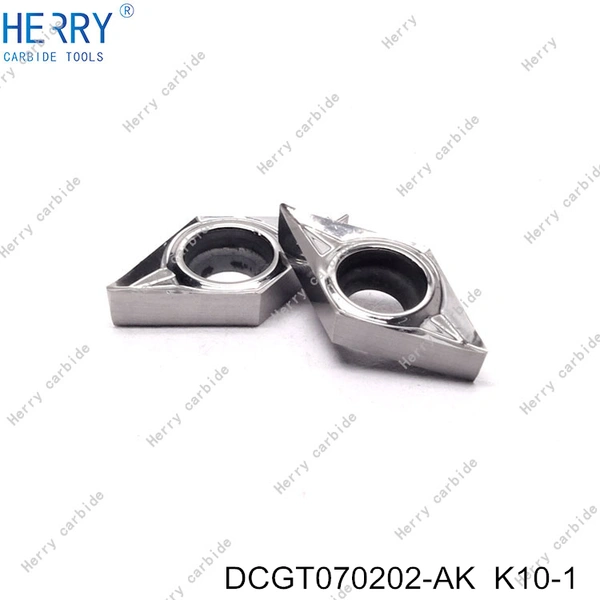 takım kesme tornalama için alüminyum uç dcgt070202-ak