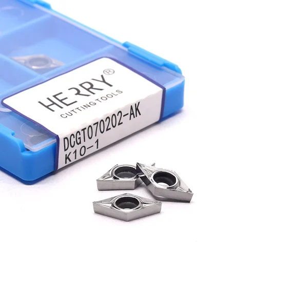 takım kesme tornalama için alüminyum uç dcgt070202-ak