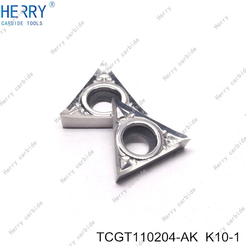 torna tezgahı için alüminyum ues için tcgt110204-ak karbür uçlar