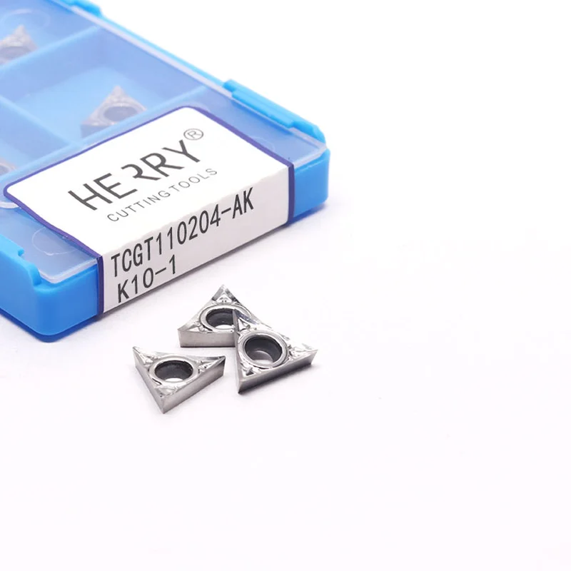 torna tezgahı için alüminyum ues için tcgt110204-ak karbür uçlar