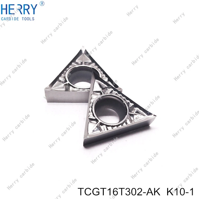 üçgen tcgt16t302-ak değiştirilebilir karbür alüminyum uçlar