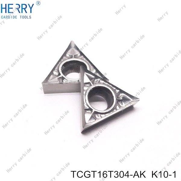 Insertos de aluminio de carburo cnc tcgt16t304-ak 10 piezas