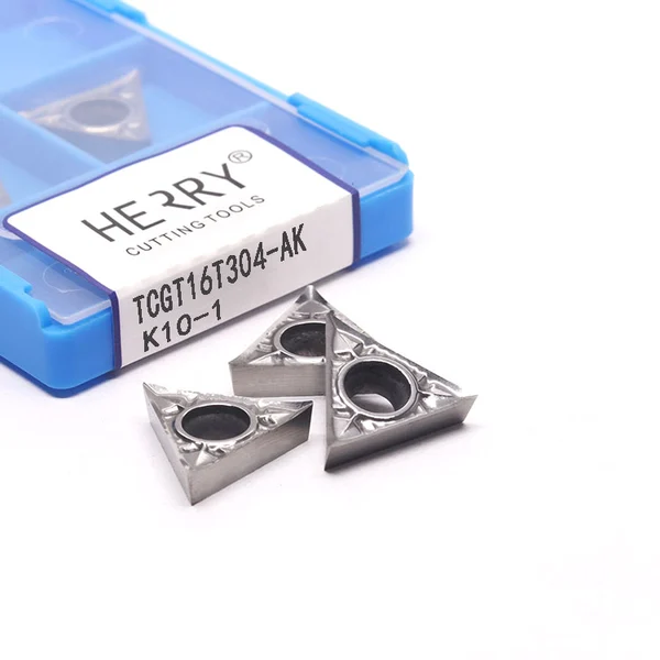 Insertos de aluminio de carburo cnc tcgt16t304-ak 10 piezas