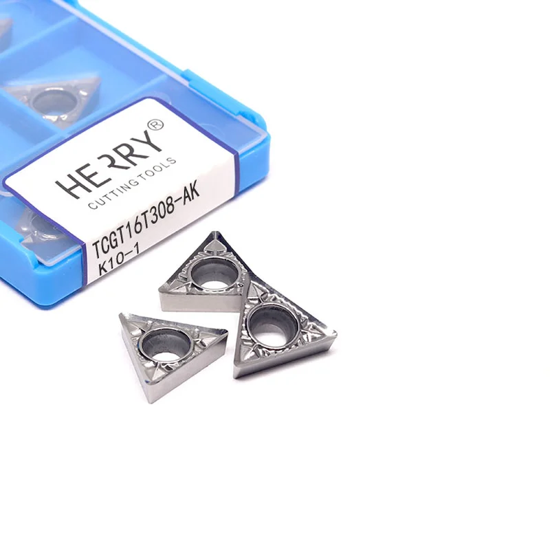 Alüminyum uç üstün kalite için kullanılan 10 adet tcgt16t308-ak