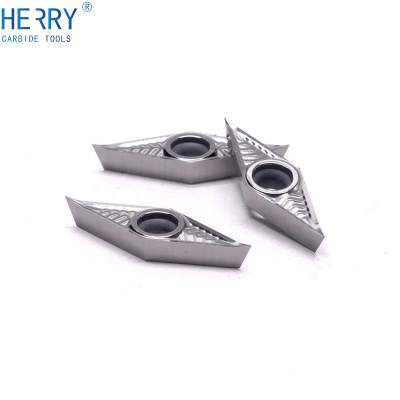 vcgt110302-ak dayanıklı alüminyum tornalama değiştirilebilir karbür uçlar