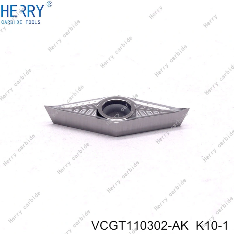 vcgt110302-ak dayanıklı alüminyum tornalama değiştirilebilir karbür uçlar