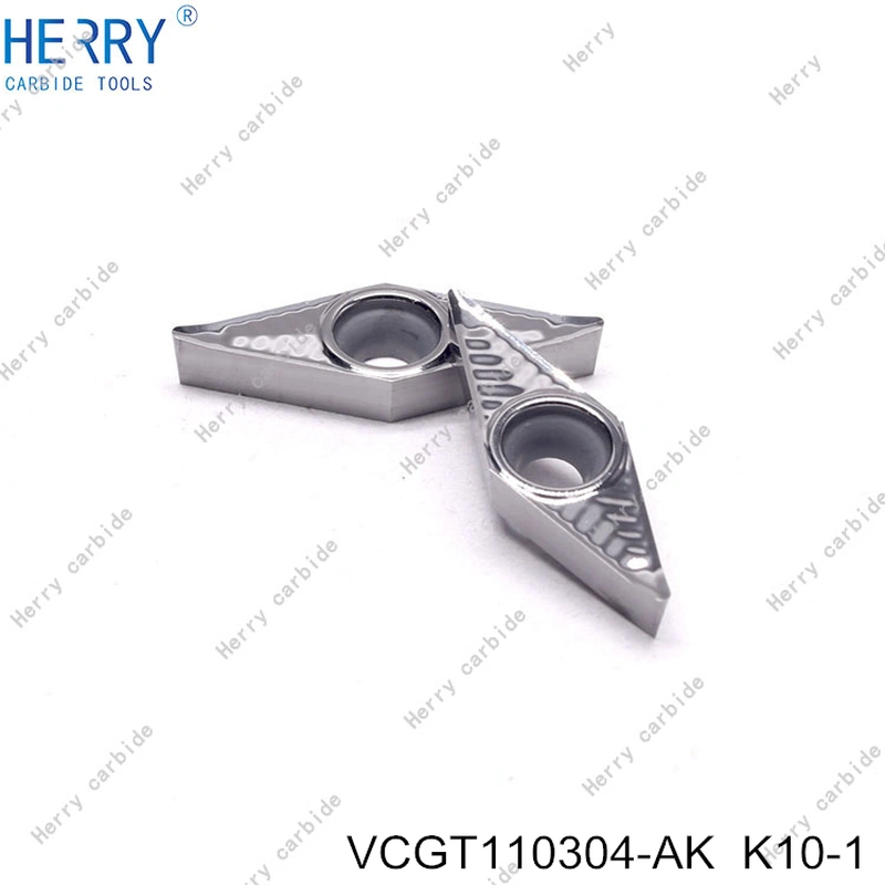 alüminyum uçlar vcgt110304-ak karbür uç cnc torna aletleri
