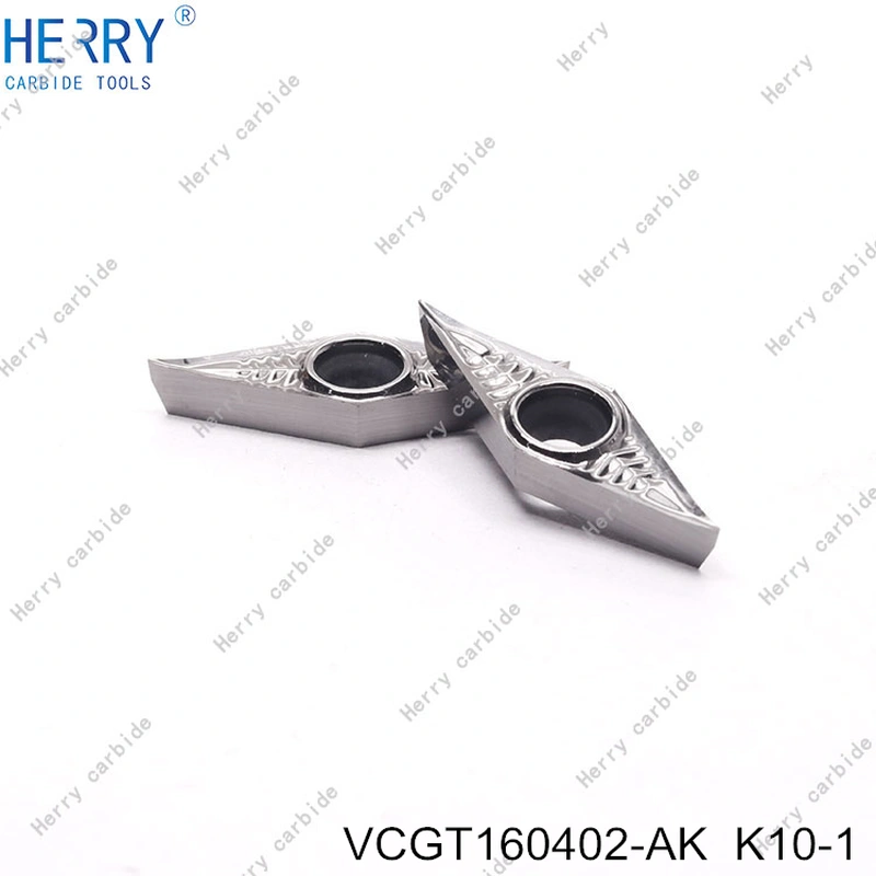 alüminyum 10 adet vcgt160402-ak cnc karbür tornalama uçları