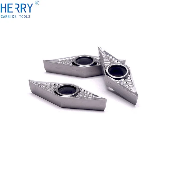 alüminyum vcgt160404-ak karbür uçlar için-cnc alüminyum tornalama ucu