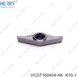 alüminyum vcgt160404-ak karbür uçlar için-cnc alüminyum tornalama ucu