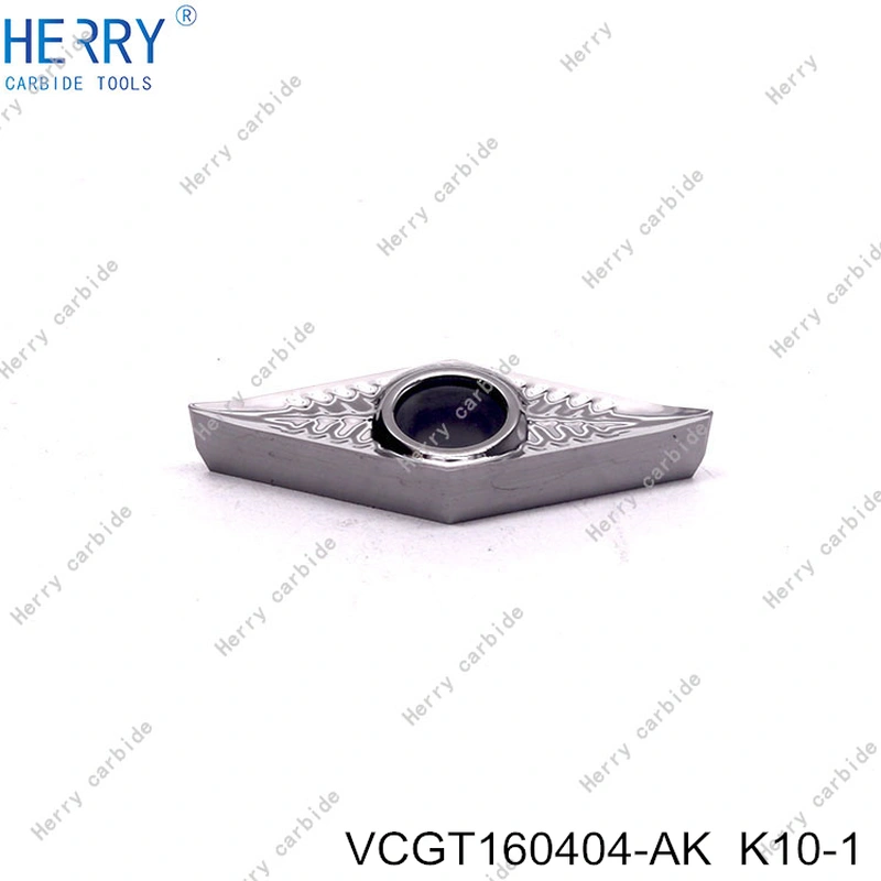 alüminyum vcgt160404-ak karbür uçlar için-cnc alüminyum tornalama ucu