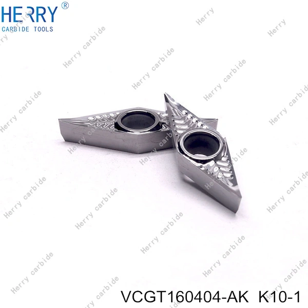 alüminyum vcgt160404-ak karbür uçlar için-cnc alüminyum tornalama ucu