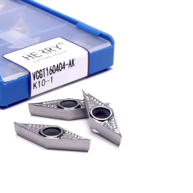 alüminyum vcgt160404-ak karbür uçlar için-cnc alüminyum tornalama ucu
