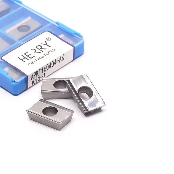Alüminyum parmak freze aracı için 10 adet apkt160404-ak karbür uç  