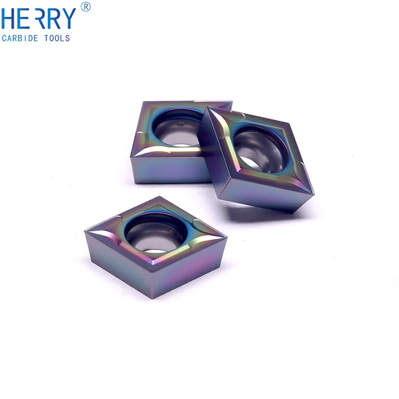 yüksek sertlikte çelik ve paslanmaz çelik için karbür uç ccmt09t302