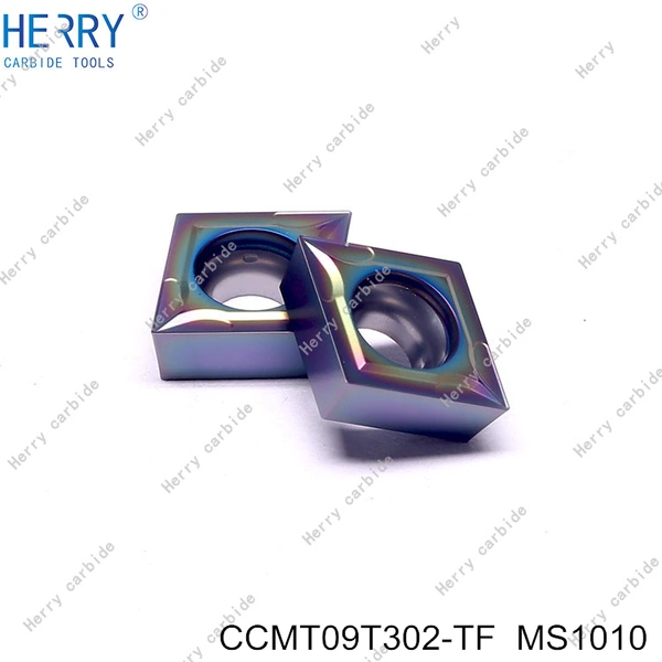 yüksek sertlikte çelik ve paslanmaz çelik için karbür uç ccmt09t302