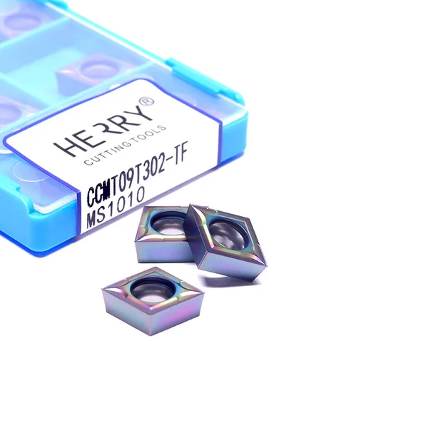 yüksek sertlikte çelik ve paslanmaz çelik için karbür uç ccmt09t302
