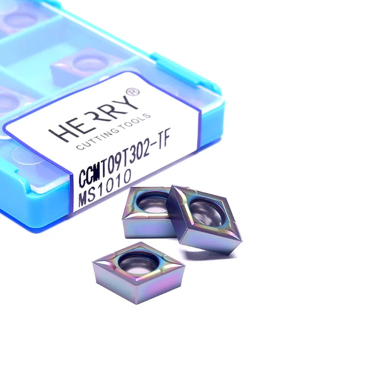 yüksek sertlikte çelik ve paslanmaz çelik için karbür uç ccmt09t302