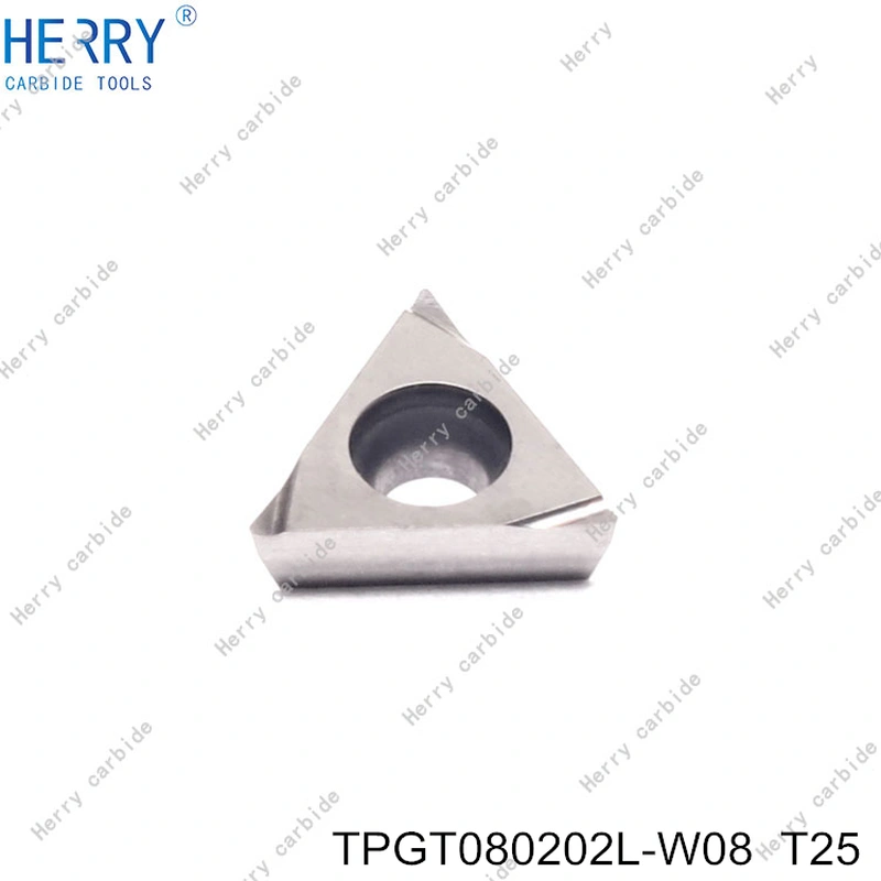 satış için yüksek kaliteli tpgt080202l-w08 sermet ince delik işleme uçları