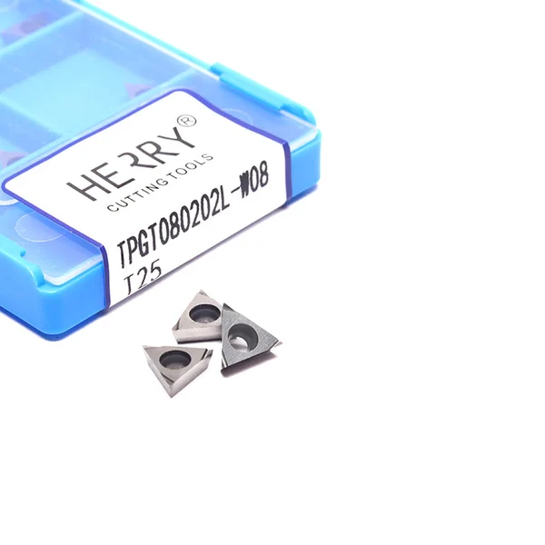 satış için yüksek kaliteli tpgt080202l-w08 sermet ince delik işleme uçları