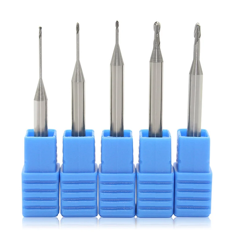 çelik özelleştirilmiş aletler için kaplamalı karbür mikro uzun boyunlu parmak freze