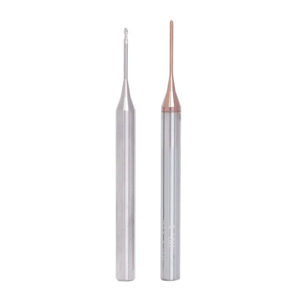 çelik özelleştirilmiş aletler için kaplamalı karbür mikro uzun boyunlu parmak freze