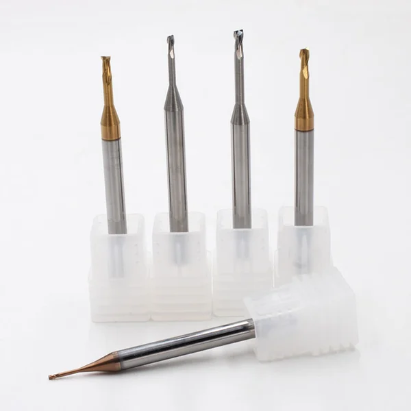 çelik özelleştirilmiş aletler için kaplamalı karbür mikro uzun boyunlu parmak freze