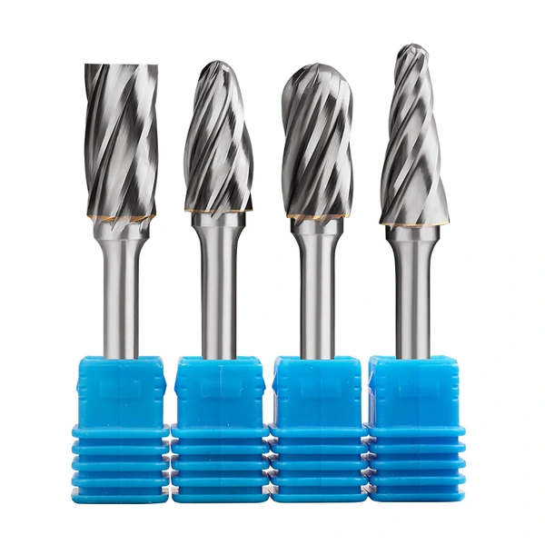 paslanmaz çelik için tek kesimli tungsten karbür konik çapak uçları