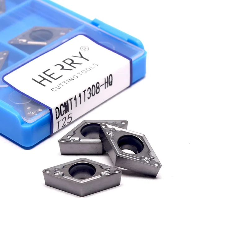çin üretimi cnc dcmt11t308-hq sermet tornalama uçları satılık