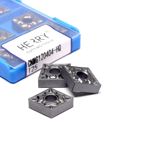 10 piezas de embalaje cnmg120404-hq insertos de torneado cermet a la venta