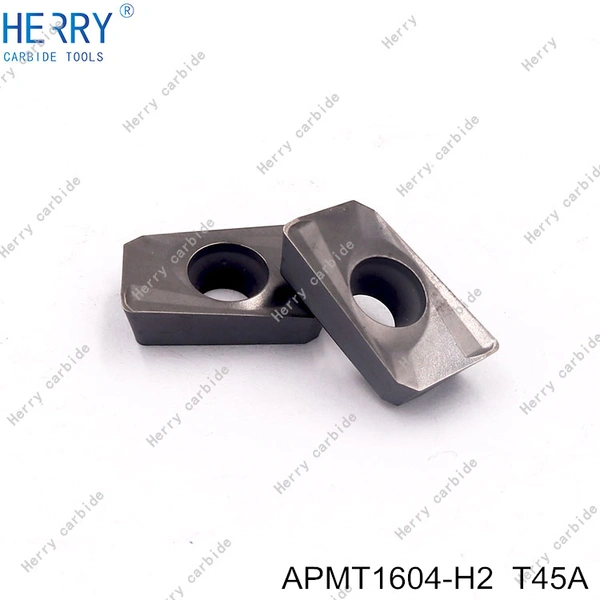 herramientas de corte de fresado apmt1604-h2 insertos de fresado de troquel cermet