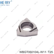mükemmel performans cnc wbgt060104l-w11 sermet hassas delik işleme uçları