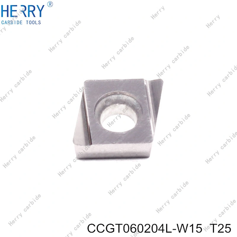 ccgt için yüksek kaliteli ccgt060204l-w15 sermet ince sıkıcı uçlar