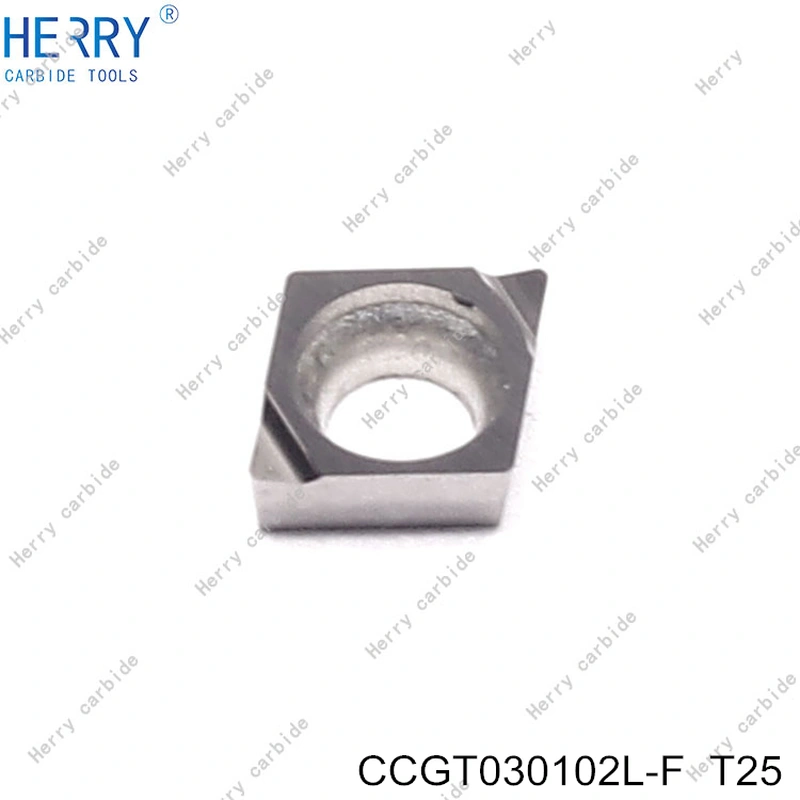 uzun ömürlü cnc takım tezgahları ccgt030102l-f sermet ince delik işleme kesici uçlar