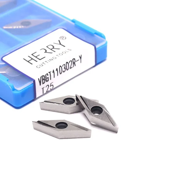 precio competitivo cnc vbgt110302r-y cermet insertos de mandrinado fino