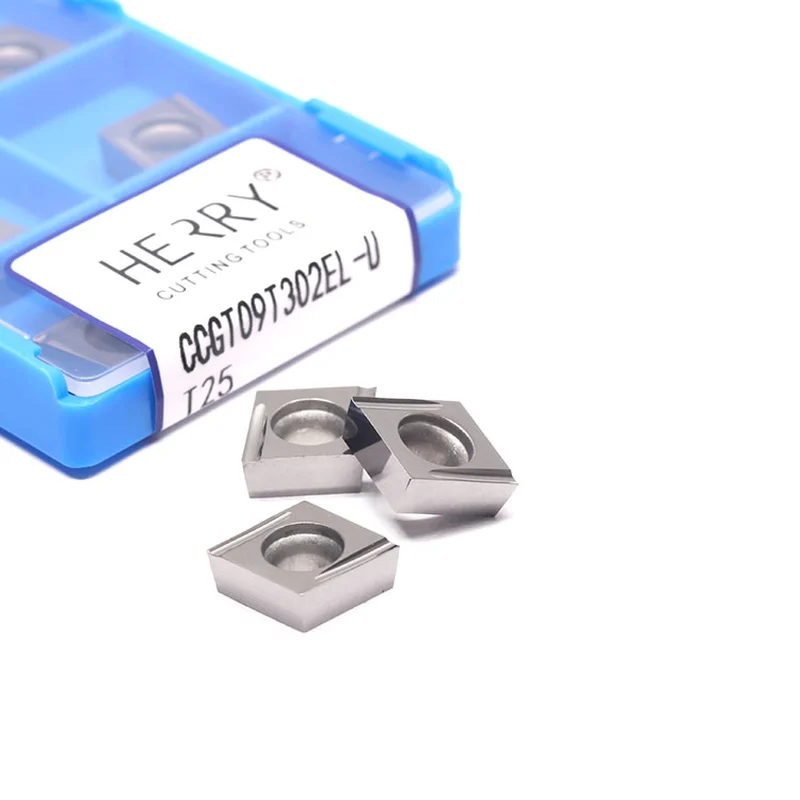 yüksek hassasiyetli ccgt09t302el-u sermet hassas delik işleme ve tornalama uçları  